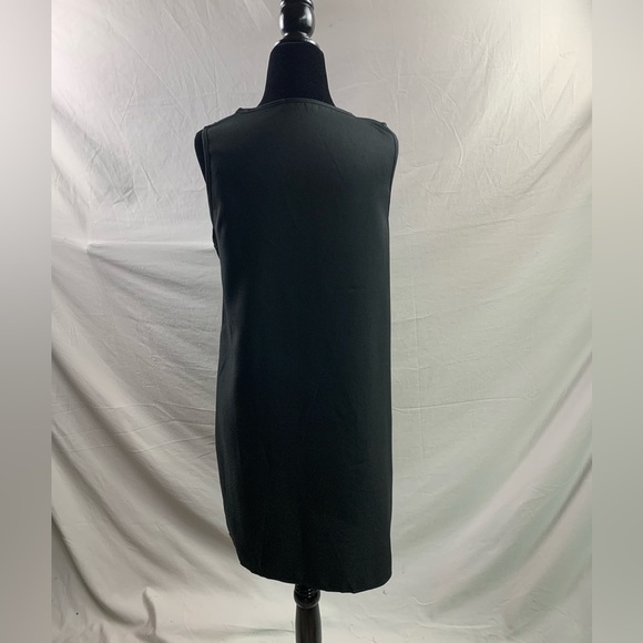 Black Sequin V Neck Dress - Picture 9 of 9